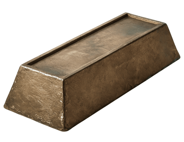 Чушка бронзовая литая БрО6Ц6С2Х ГОСТ 614-97 фото