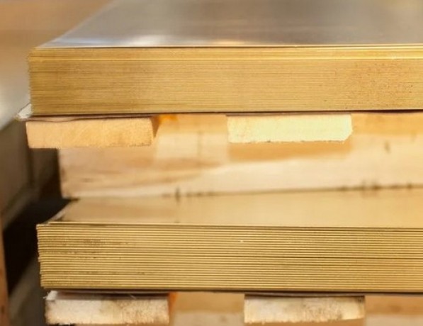 Лист латунный х/к мягкий Л90 0,3 мм ГОСТ 2208-2007 фото