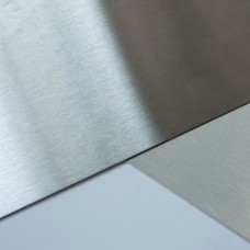Лист нержавеющий шлифованный с защитной пленкой фото
