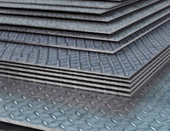 Лист рифленый ромб г/к Ст3сп 6 мм ГОСТ 8568-77 фото