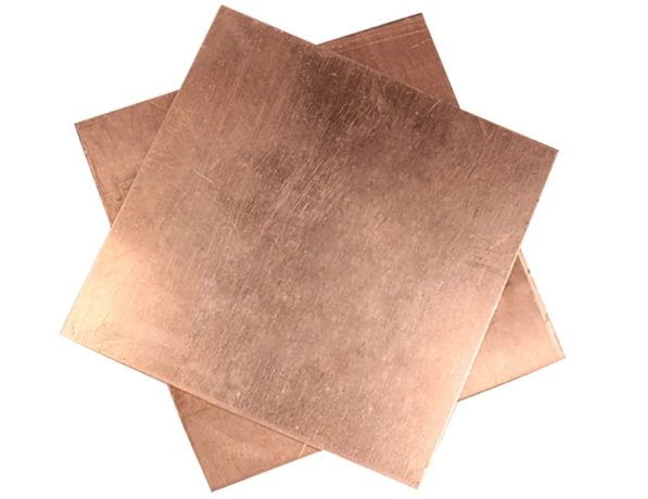 Пластина медная луженая для гальваники М1 0,1х20х20 мм ГОСТ 1173-2006 фото