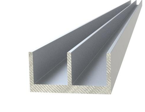 Профиль алюминиевый равнополочный прессованный Ш-образный АД1 29,9х22х1,5 мм ГОСТ 13623-90 фото
