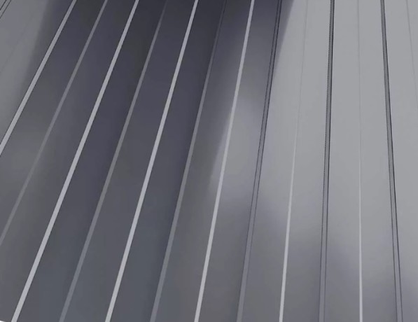 Профнастил стальной несущий односторонний волна матовый графитовый серый Н75 0,35х75х1250х750 мм ГОСТ 24045-2016 фото