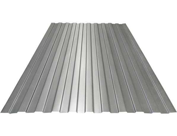 Профнастил стальной стеновой односторонний плоский оцинкованный гладкий С30 0,45х30х1051х1150х6000 мм ТУ 11-2000-004-1394544-06 фото