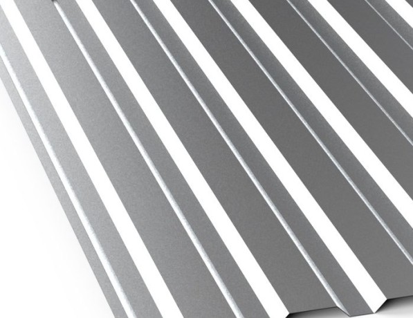 Профнастил стальной стеновой односторонний плоский гладкий мышино-серый С10 0,4х10х1100х1160 мм ТУ 26.61.12-005-21469636-2019 фото