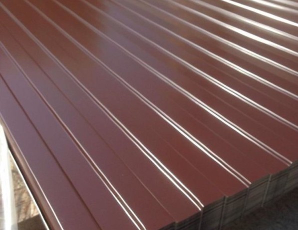 Профнастил стальной стеновой двухсторонний волна гладкий светлое дерево МП20 0,5х20х1100х1150 мм ТУ 5285-002-78099614-2008 фото