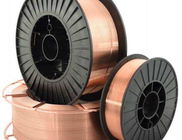 Проволока сварочная низколегированная G3Si1 омедненная 1,2 мм фото