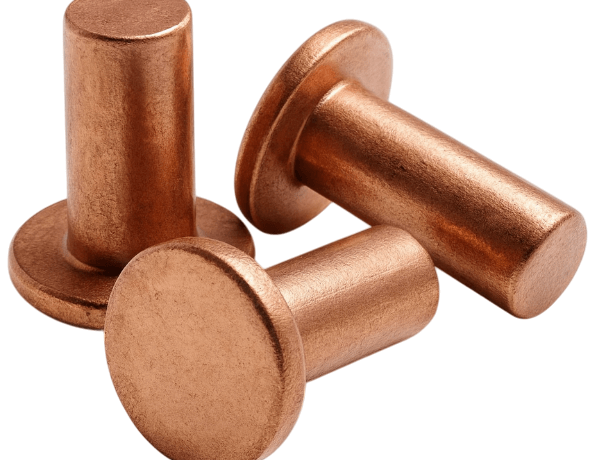 Заклепка медная полукруглая вытяжная М1 3,5х18 мм ГОСТ 12639-80 фото